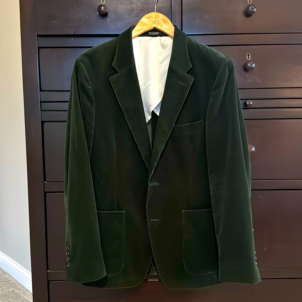 Todd Snyder Madison Green Corduroy Blazer